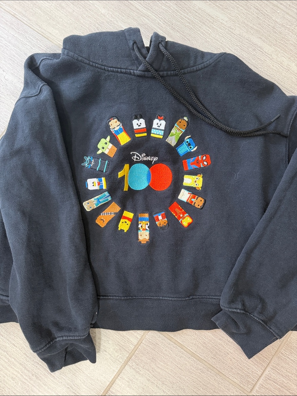 Disney Kids' Black 100 Character Graphic Hoodie